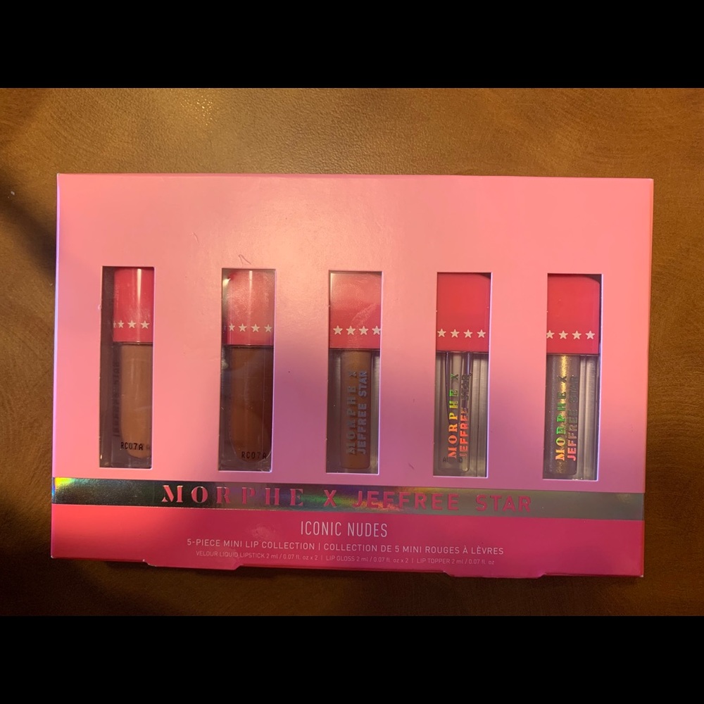 Morphe x Jeffree Star iconic nudes mini lip set